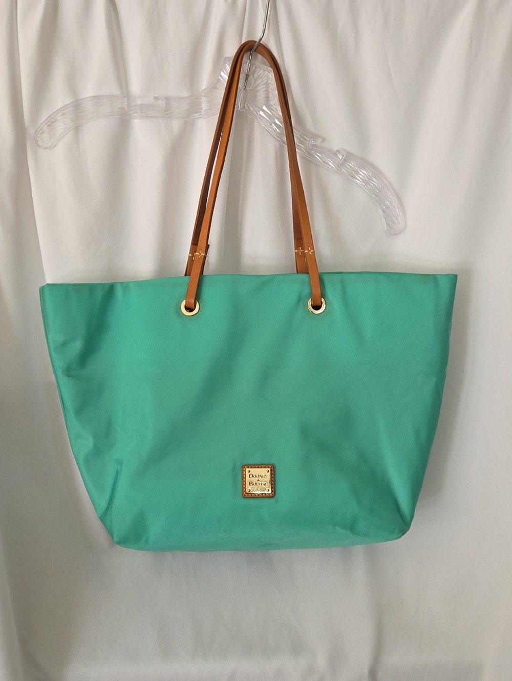 Dooney & Bourke Nylon Green/Teal Tote Bag